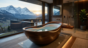 Pacifico wood bathtub
