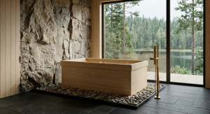 Rituale (Ritual) Wood Bathtub
