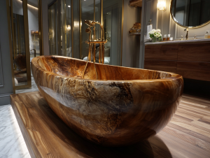 Nuvola (Cloud) wood bathtub